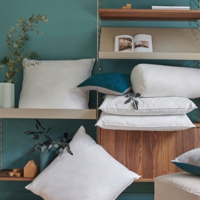 CAMIF Lot de 2 oreillers ferme 100% plumettes de Canard Candice