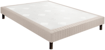 EPEDA Sommier  confort m&eacute;dium chenill&eacute; lin 18 cm nature 80x200