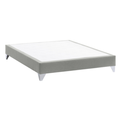 TEMPUR Sommier tapissier Prestige , 20 cm 160 x 200 cm Tiss&eacute; gris