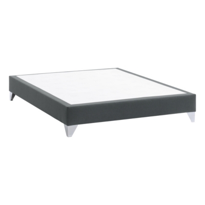 TEMPUR Sommier tapissier Prestige , 20 cm 90 x 200 cm Tiss&eacute; anthracite