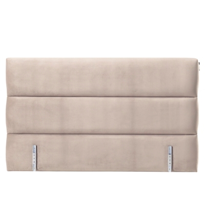 TEMPUR T&ecirc;te de lit Line  160 cm Velours Gris Perle
