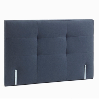 TEMPUR T&ecirc;te de lit Quadro  160 cm Tiss&eacute; bleu