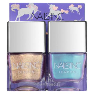 NAILS INC  Duo de Vernis &Agrave; Ongles 14 ml, Scintille Comme Une Licorne