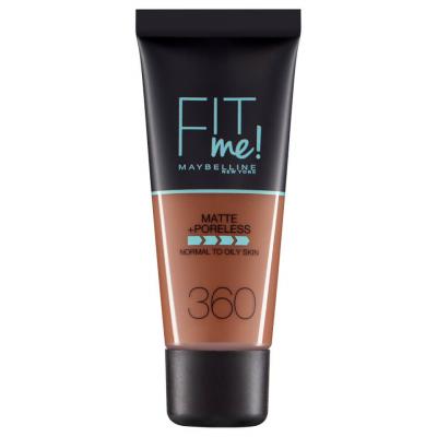 MAYBELLINE NEW YORK Maybelline Fit Me Matte + fond de teint sans pores 30 ml 360 moka