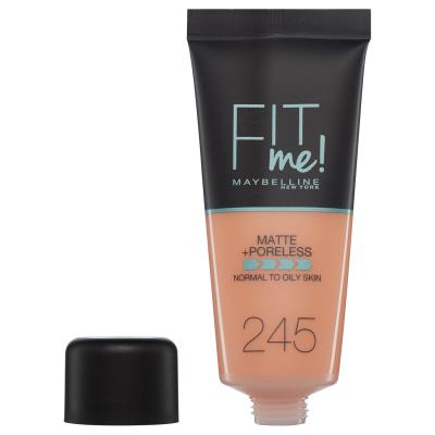 MAYBELLINE  Fit Me Matte + Poreless Fond de teint - 245 Classic Beige