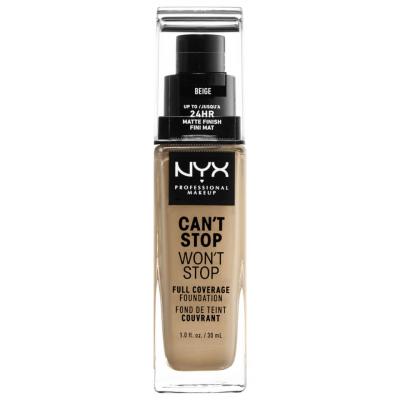 NYX PROFESSIONAL MAKEUP Nyx Can&acute;t Stop Won&acute;t Stop Full Coverage Foundation Beige 30ml