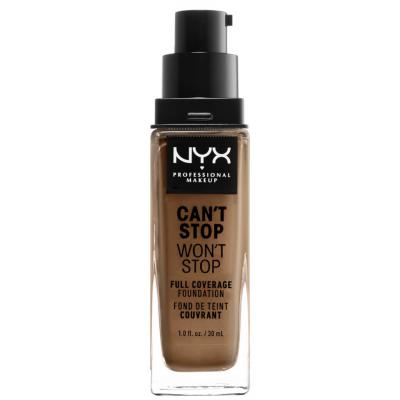 NYX  Can't Stop Won't Stop base de maquillage 30 ml 16 Acajou