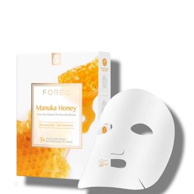 FOREO Masque en tissu revitalisant au miel de manuka  (lot de 3)