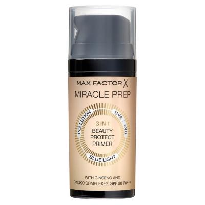 MAX FACTOR  Miracle Prep Base Protectrice Beaut&eacute; 3 en 1 SPF 30 ml
