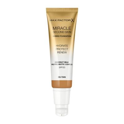 MAX FACTOR  Miracle Touch Second Skin 30ml (Various Shades) - Tan