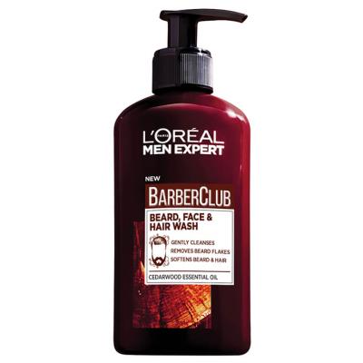 L OREAL PARIS MEN EXPERT L'Or&eacute;al Paris Men Expert Barber Club Beard, Face & Hair Wash 200ml