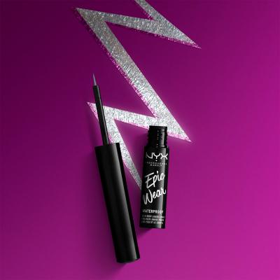 NYX Epic Wear metallic liquid liner #silver metallic