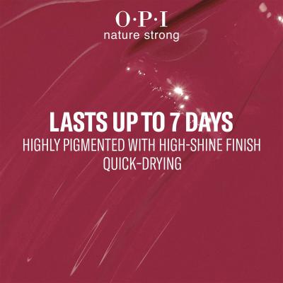 OPI  Nature Strong Vernis &agrave; Ongles Vegan L1D Give a Garnet