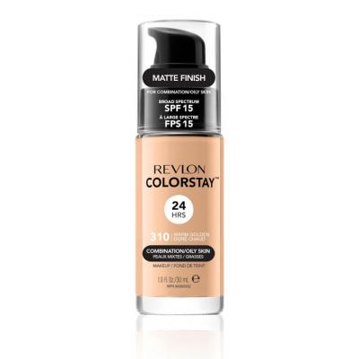 REVLON  Colorstay Pump Liquid Foundation Combinationoily, 310 Warm Golden