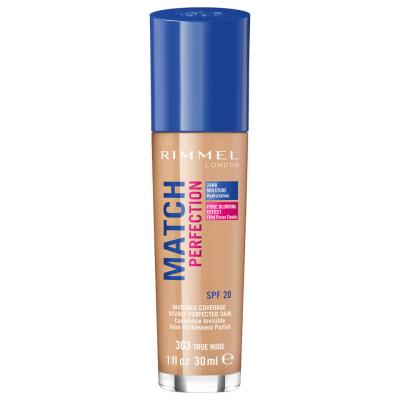 RIMMEL &nbsp;Match Perfection Fond de teint &nbsp;(diverses teintes) - True Nude