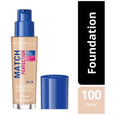 RIMMEL LONDON Rimmel&nbsp;Match Perfection Fond de teint &nbsp;(diverses teintes) - Ivory