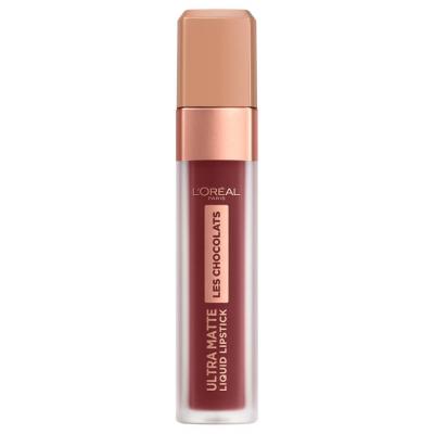 L OREAL L'oreal Les Chocolats Ultra Matte Liquid Barra De Labios 868 Cacao