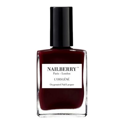 NAILBERRY  L'Oxygene Oxygenated Nail Lacquer, Noirberry, 15 ml