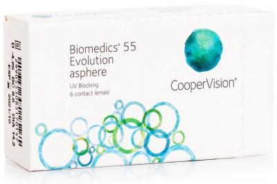 BIOMEDICS  55 Evolution CooperVision (6 lentilles)