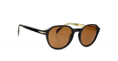 DAVID BECKHAM Lunettes de soleil  Db 1044/s col. 807/70 Hommes Ronds Noir