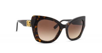 DOLCE & GABBANA Lunettes de soleil  Dg4405 col. 502/13 Femme Papillon Havana