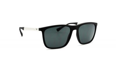 EMPORIO ARMANI Lunettes de soleil  Ea4150 col. 506387 Hommes Ronds Noir