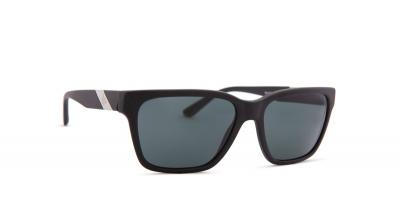 EMPORIO ARMANI Lunettes de soleil  Ea4177 col. 589887 Hommes Carr&eacute; Noir