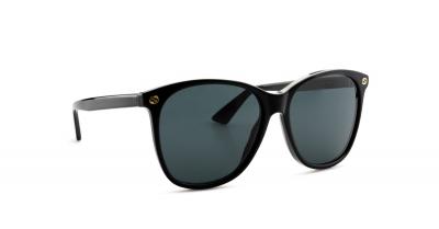 GUCCI Lunettes de soleil  Gg0024s col. 001 Femme Ronds Noir