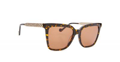 LIU JO Lunettes de soleil  Lj753s col. 220 Femme Carr&eacute; Havana