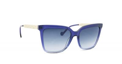 LIU JO Lunettes de soleil  Lj753s col. 410 Femme Carr&eacute; Bleu