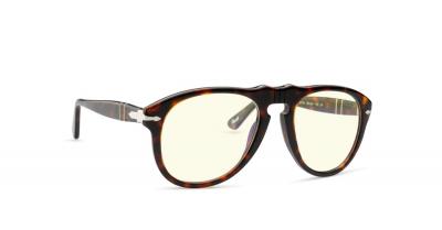 PERSOL Lunettes de soleil  Po0649 col. 24/bl Hommes Pilot Havana