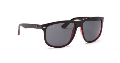 Lunettes de soleil Ray-ban Rb4147 boyfriend col. 617187 Hommes Carr&eacute; Noir