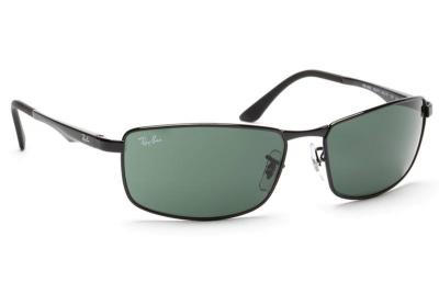 RAY BAN Lunettes de soleil Ray-ban Rb3498 col. 002/71 Hommes Carr&eacute; Noir