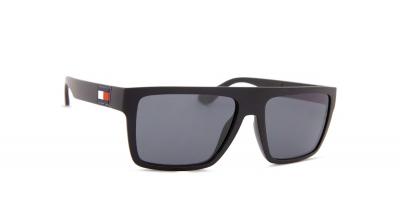 TOMMY HILFIGER  th 1605/s Sunglasses, Matte Black, 56 Homme