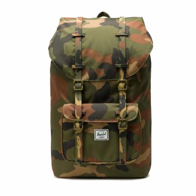 HERSCHEL  Sac &agrave; dos 'Little America' vert / marron / noisette / graphite