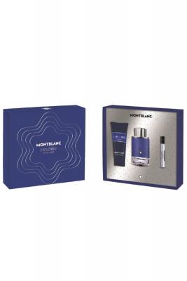 Set de parfum homme montblanc explorer ultra blue 3 pi&egrave;ces