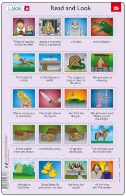 LARSEN 2 Puzzles Cadres - Apprendre l'Anglais : Read and Look 29-30 (en Anglais) 