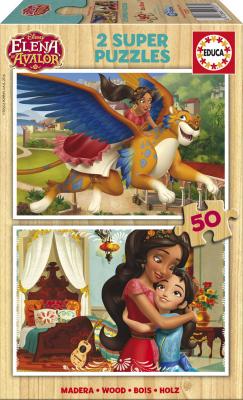EDUCA 2 Puzzles en Bois - Elena d'Avalor