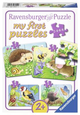 RAVENSBURGER Puzzle 2 Pi&egrave;ces : 4 Puzzles - Animaux de la For&ecirc;t, 