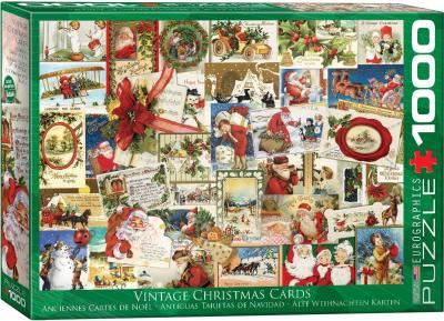  Cartes de No&euml;l anciennes 1000 Piece Jigsaw Puzzle