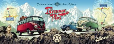 RAVENSBURGER Puzzle Avec la VW Bulli sur le Brenner 