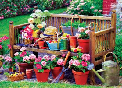 EUROGRAPHICS  EG60005345 Puzzle pour Banc de Jardin