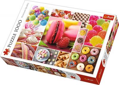 TREFL Puzzle 1000 Pi&egrave;ces : Candy Collage, 