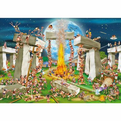 DTOYS Puzzle 1000 Pi&egrave;ces : Cartoon Collection - Stonehenge,  