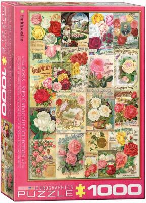 EUROGRAPHICS  ""Catalogue de graines de Roses (Puzzle 1000p, Multicolore)