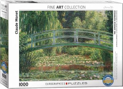 EUROGRAPHICS Puzzle 1000 pieces : La passerelle japonaise, Claude Monet