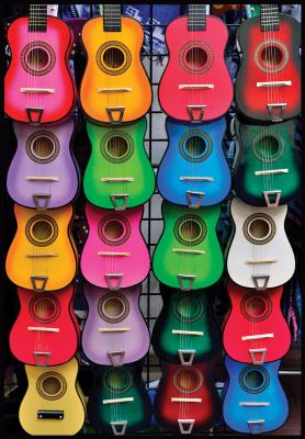 ANATOLIAN Puzzle 500 pi&egrave;ces : Guitares color&eacute;es  