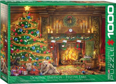 EUROGRAPHICS  6000-0974 Puzzle Davison Festive Labs 1000 pi&egrave;ces
