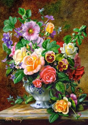 CASTORLAND  Fleurs dans un vase Puzzle 500 pi&egrave;ces - - Puzzle