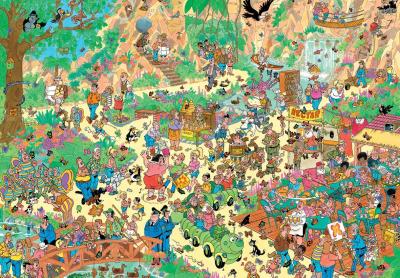 JUMBO Puzzle Jan van Haasteren - Joyeux Papillons 